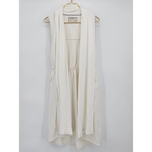 Anthropologie Saturday Sunday Avasa Duster Long Size Medium in Cream